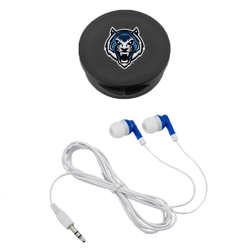  Ear Buds in Black Case - Tiger Head
