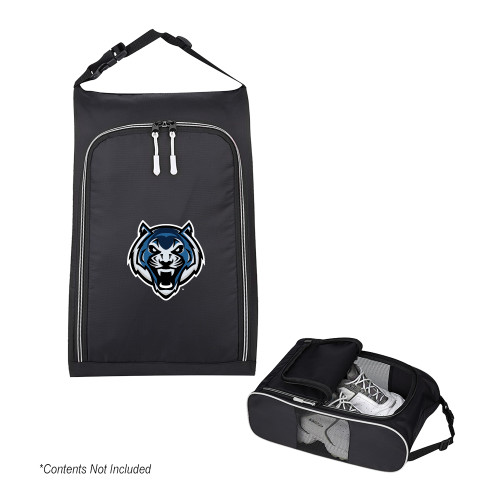  Crosstown Side Mesh Black Shoe Bag - Tiger Head