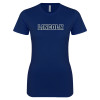 Thumbnail image for  Next Level Womens Navy Boyfriend Tee