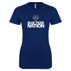 Thumbnail image for  Next Level Womens Navy Boyfriend Tee