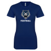 Thumbnail image for  Next Level Womens Navy Boyfriend Tee