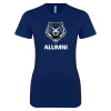 Thumbnail image for  Next Level Womens Navy Boyfriend Tee