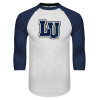 Thumbnail image for  White/Navy Raglan Baseball T Shirt