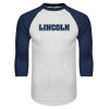 Thumbnail image for  White/Navy Raglan Baseball T Shirt