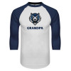 Thumbnail image for  White/Navy Raglan Baseball T Shirt