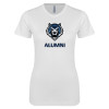 Thumbnail image for  Next Level Womens White Boyfriend Tee