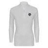 Thumbnail image for  Syntrel Womens White Interlock 1/4 Zip