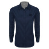 Thumbnail image for  Womens Navy Twill Button Down Long Sleeve 