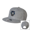 Thumbnail image for  Heather Grey Wool Blend Flat Bill Snapback Hat