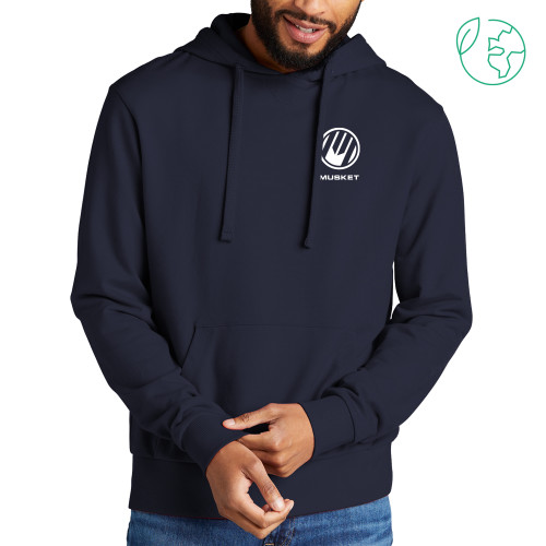  Allmade Navy Organic French Terry Pullover Hoodie - Loves Travel Stops & Country Stores Musket Stacked