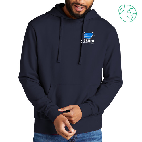  Allmade Navy Organic French Terry Pullover Hoodie - Loves Travel Stops & Country Stores Gemini Motor Transport Stacked