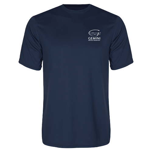  Navy Performance Tee - Loves Travel Stops & Country Stores Gemini Motor Transport Stacked