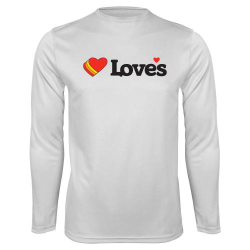 Main Image for  White Performance Long Sleeve Shirt
