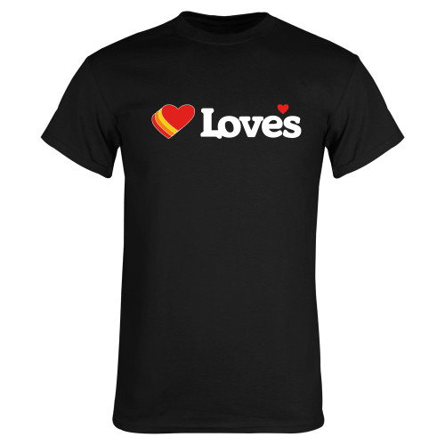  Black T Shirt - Loves Travel Stops & Country Stores Loves Primary Mark Flat