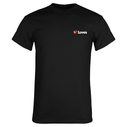  Black T Shirt - Loves Travel Stops & Country Stores Loves Primary Mark Flat