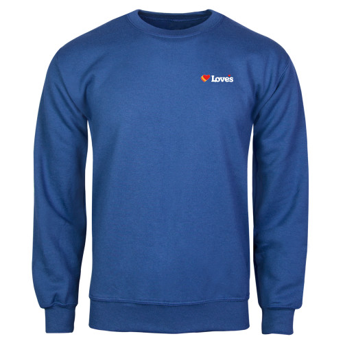  Royal Fleece Crew - Loves Travel Stops & Country Stores Loves Primary Mark Flat