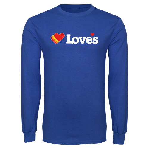  Royal Long Sleeve T Shirt - Loves Travel Stops & Country Stores Loves Primary Mark Flat
