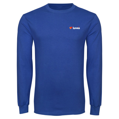  Royal Long Sleeve T Shirt - Loves Travel Stops & Country Stores Loves Primary Mark Flat