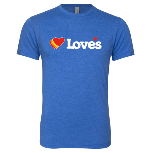  Next Level Royal Triblend Tee - Loves Travel Stops & Country Stores Loves Primary Mark Flat