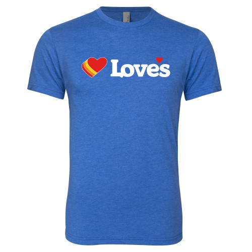 Next Level Royal Triblend Tee - Loves Travel Stops & Country Stores Loves Primary Mark Flat