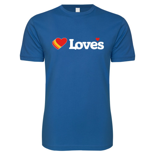  Next Level Royal SoftStyle T Shirt - Loves Travel Stops & Country Stores Loves Primary Mark Flat