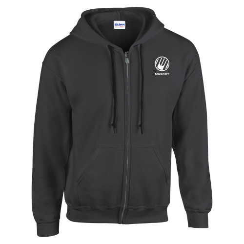  Charcoal Fleece Full Zip Hoodie - Loves Travel Stops & Country Stores Musket Stacked