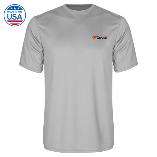  Platinum Performance Tee - Loves Travel Stops & Country Stores Loves Primary Mark Flat