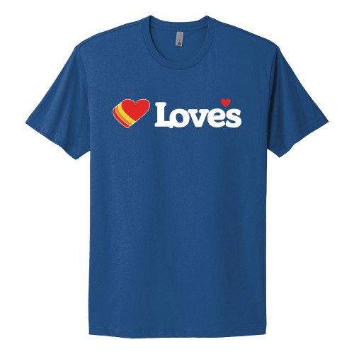  Next Level Royal Heavyweight Cotton Tee - Loves Travel Stops & Country Stores Loves Primary Mark Flat