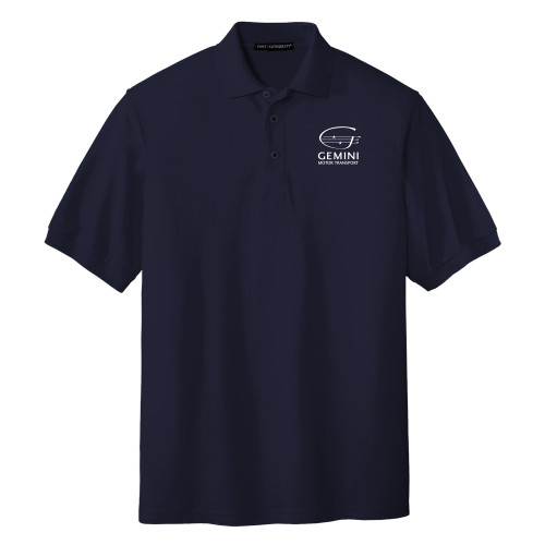  Navy Silk Touch Polo - Loves Travel Stops & Country Stores Gemini Motor Transport Stacked
