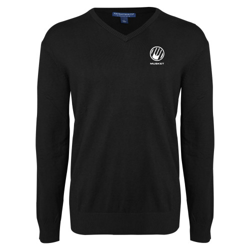  Black VNeck Sweater - Loves Travel Stops & Country Stores Musket Stacked