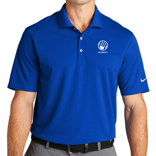  Nike Royal Dri Fit Micro Pique 2.0 Polo - Loves Travel Stops & Country Stores Musket Stacked