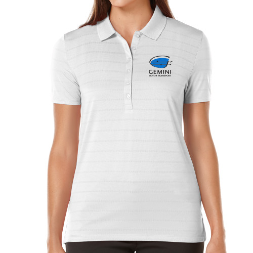  Callaway Womens White Opti Vent Polo - Loves Travel Stops & Country Stores Gemini Motor Transport Stacked