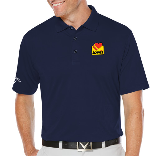  Callaway Navy Opti Dri Chev Polo - Loves Badge