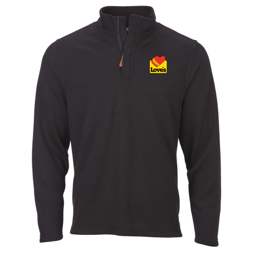  Boxercraft Black Sullivan 1/4 Zip - Loves Badge