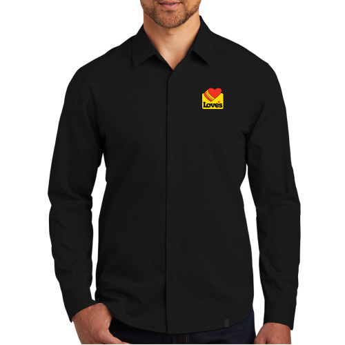  OGIO Black Commuter Woven Shirt - Loves Badge