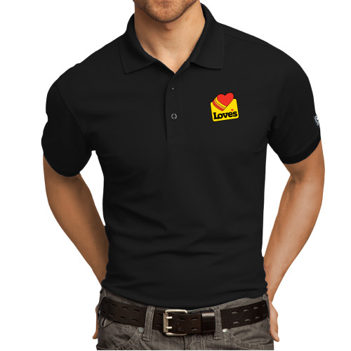  OGIO Black Caliber 2.0 Polo - Loves Badge