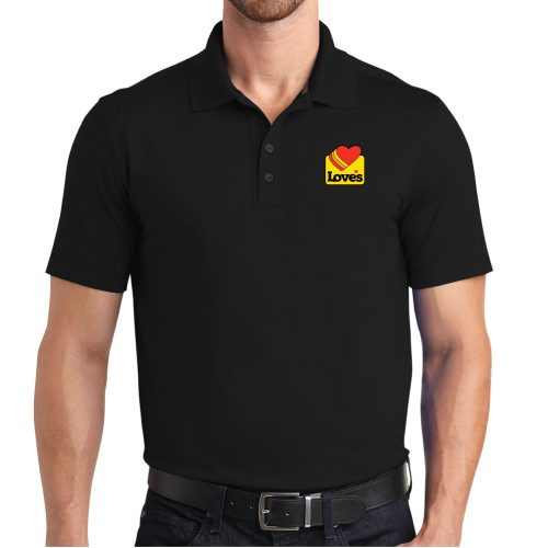  OGIO Black Metro Polo - Loves Badge