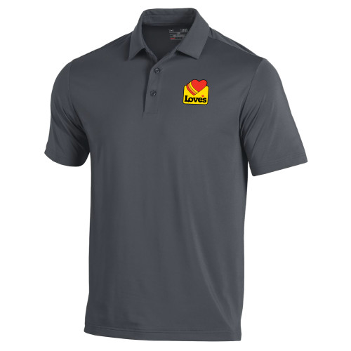  Under Armour Graphite Performance Polo - Loves Badge
