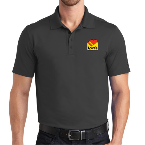  OGIO Grey Metro Polo - Loves Badge