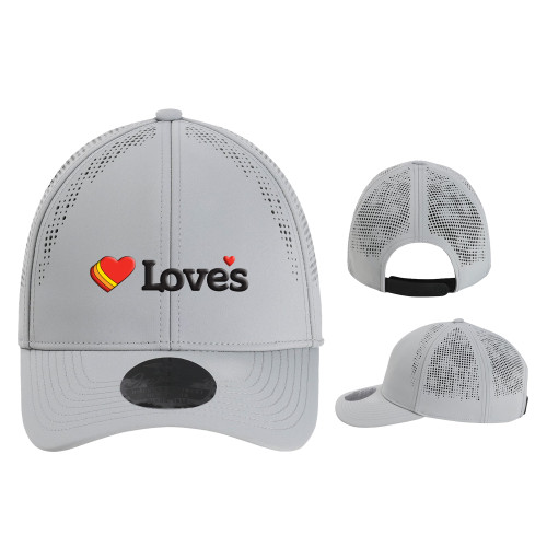  Imperial Grey The Alpha Cap - Loves Travel Stops & Country Stores Loves Primary Mark Flat
