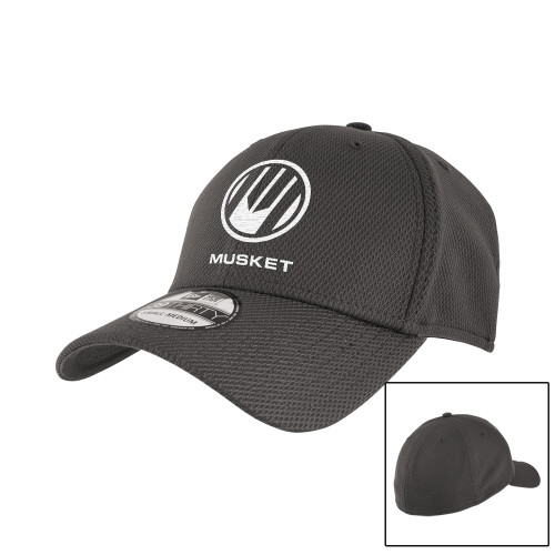  New Era Charcoal Diamond Era 39Thirty Stretch Fit Hat - Loves Travel Stops & Country Stores Musket Stacked
