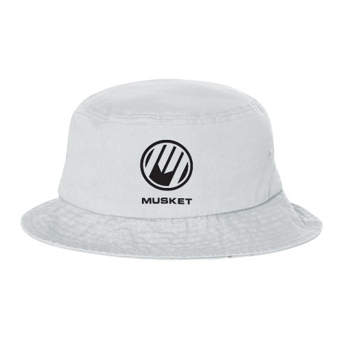  Sportsman White Bucket Hat - Loves Travel Stops & Country Stores Musket Stacked