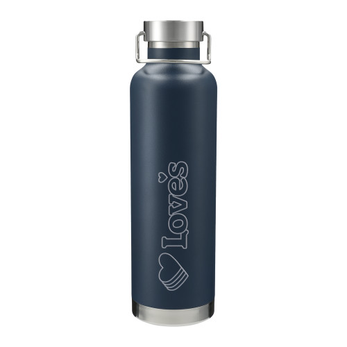  Thor Copper Vacuum Insulated Navy Bottle 32oz - Loves Travel Stops & Country Stores Loves Primary Mark Flat Engraved