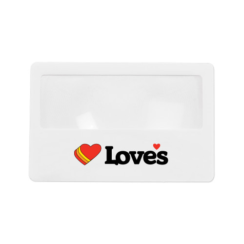  Mini Magnifier - Loves Travel Stops & Country Stores Loves Primary Mark Flat