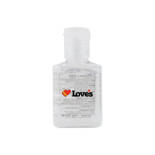  0.5 oz. Travel Hand Sanitizer - Loves Travel Stops & Country Stores Loves Primary Mark Flat