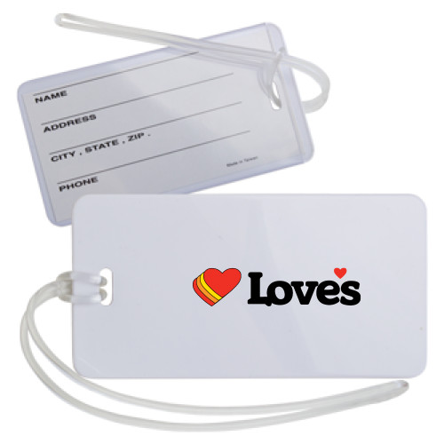  Luggage Tag - Loves Travel Stops & Country Stores Loves Primary Mark Flat