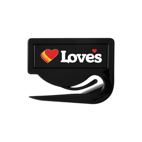  Black Letter Opener - Loves Travel Stops & Country Stores Loves Primary Mark Flat