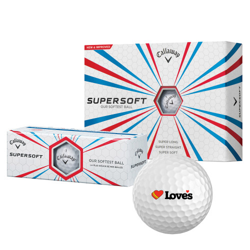  Callaway Supersoft Golf Balls 12/pkg - Loves Travel Stops & Country Stores Loves Primary Mark Flat