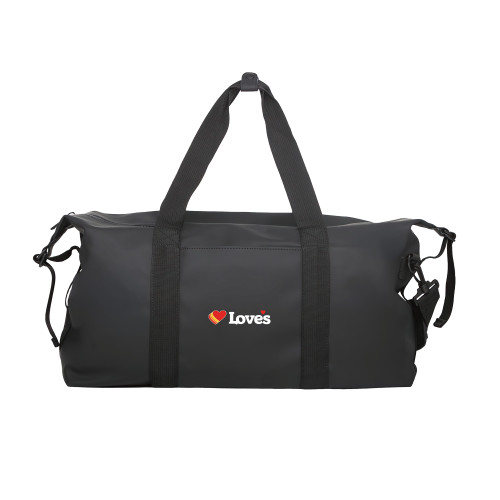  Black Drift Duffle - Loves Travel Stops & Country Stores Loves Primary Mark Flat