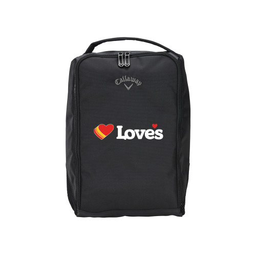  Callaway Clubhouse Black Golf Shoe Bag - Loves Travel Stops & Country Stores Loves Primary Mark Flat